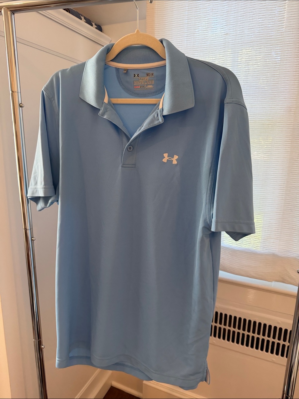 Under Armour Men's Sky Blue Performance Polo